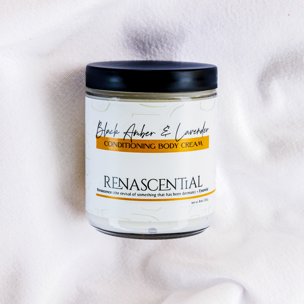 Black Amber & Lavender Body Cream