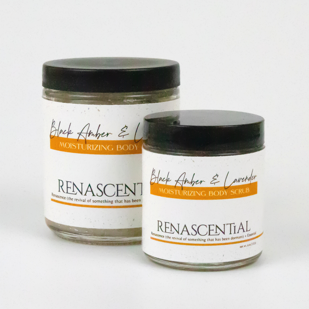 Black Amber & Lavender Body Scrub