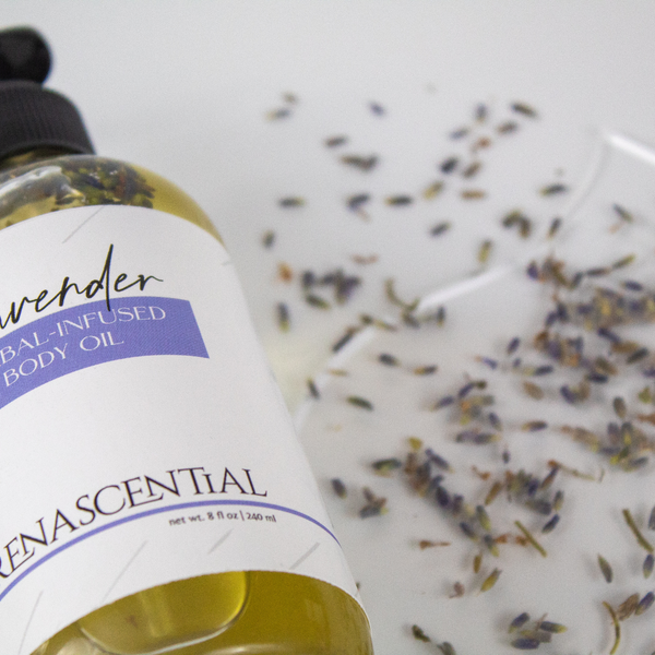 Lavender Herbal-Infused Body Oil