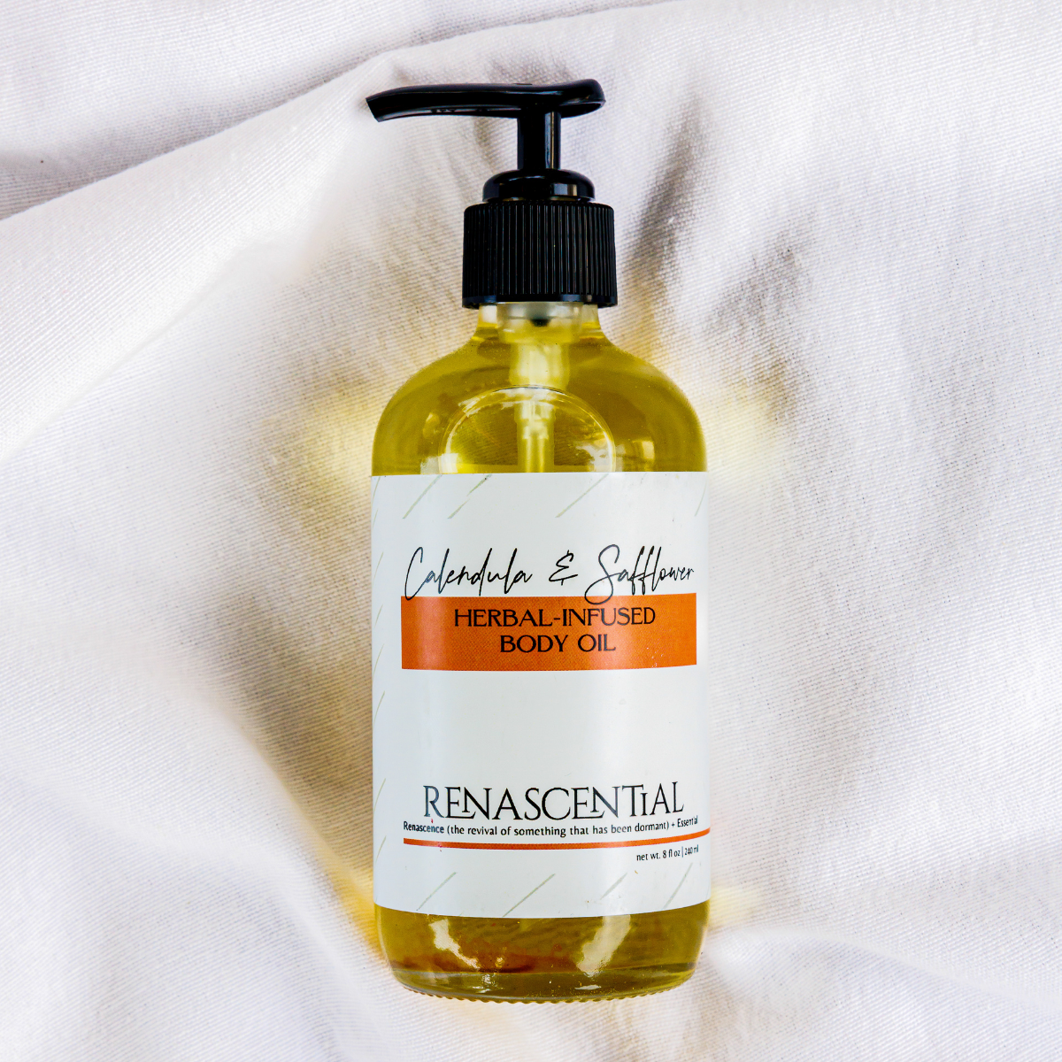 Calendula & Safflower Herbal-Infused Body Oil