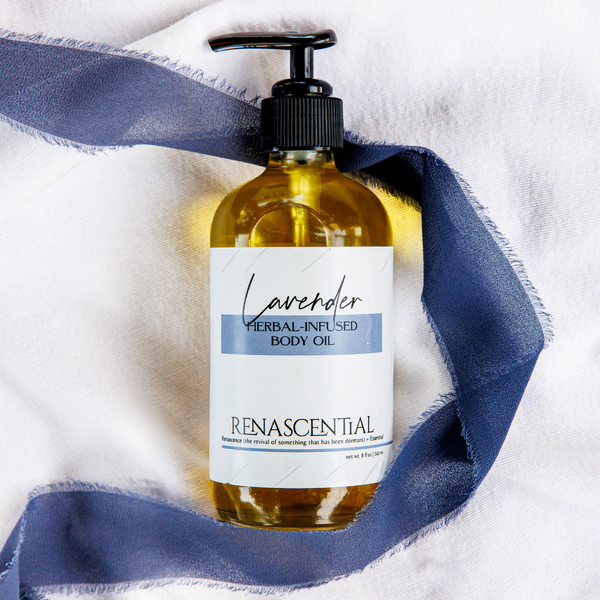 Lavender Herbal-Infused Body Oil