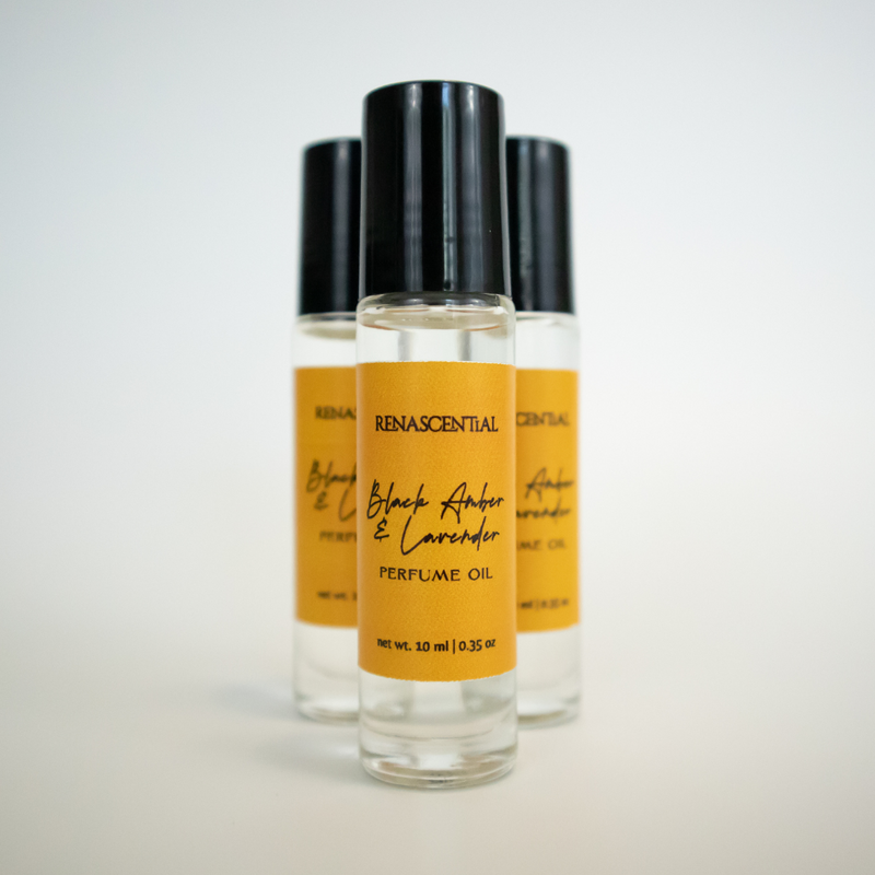 Black Amber & Lavender Perfume Oil